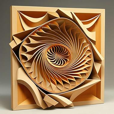 3D model Frank Stella American artist (STL)